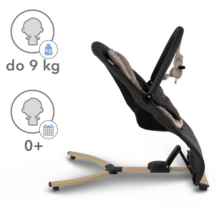 Kidwell Rubi Leżaczek Bujaczek Black/Gold