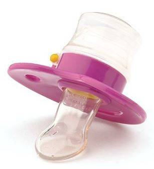 Abakus Baby Numi med Smoczek Do Podawania Leków 0-6 mcy Różowy