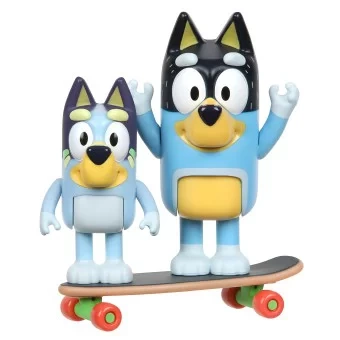 Tm Toys Bluey Figurki 2Pak Jazda na Deskorolce
