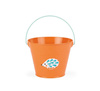 Janod Mały ogrodnik Metalowe wiaderko pomarańczowe
