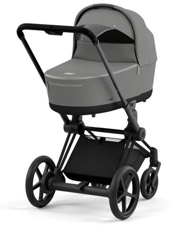 Cybex e-Priam 4.0 Rama ze Stelażem Siedziska + Gondola Wózek Głęboki Soho Grey