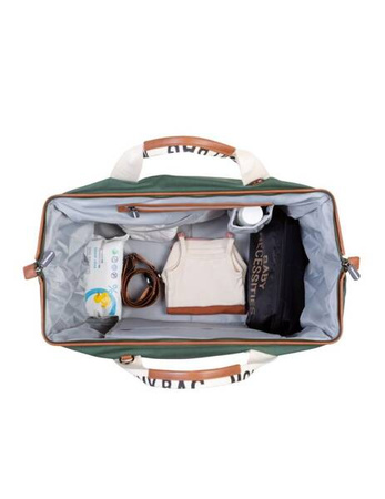 Childhome Torba Mommy Bag Signature Zielona