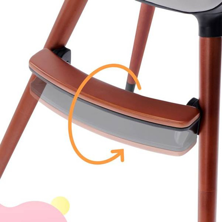 Kinderkraft Finix Krzesełko do Karmienia Grey