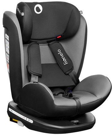 [OUTLET] Lionelo Bastiaan 360° Fotelik Samochodowy  0-36kg Grey/Black