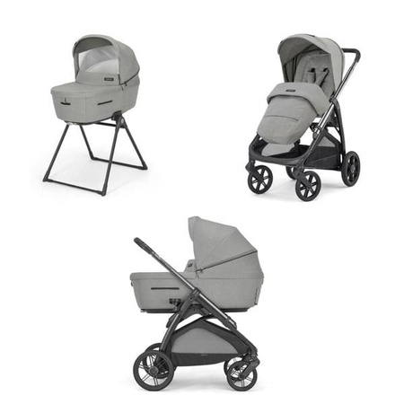 Inglesina Aptica Duo Wózek Głęboko-Spacerowy + Stojak na Gondolę Satin Grey 2024