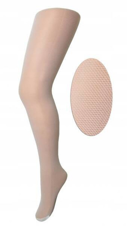 Milusie Rajstopy Kabaretki Białe Rozmiar 92-98