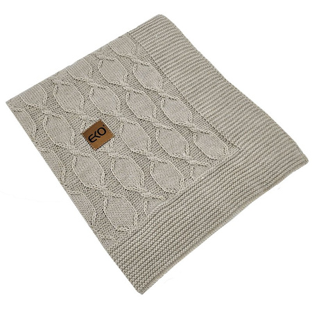 Eko Kocyk dzianinowy Alpaka Beż