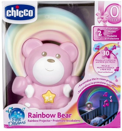 Chicco Interaktywny Miś z Tęczowym Projektorem  Pink