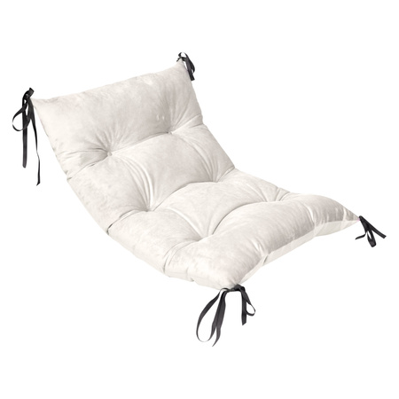 GUGI Bujak Drewniany Montessori Mały M + Poduszka Welurowa Beż