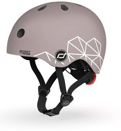 Scootandride Kask XXS-S Dla dzieci 1-5 Lat  Brown Lines