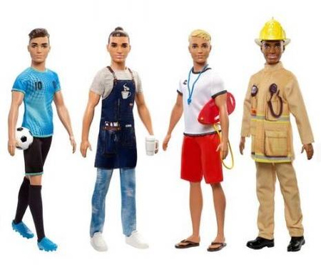 Barbie Ken Kariera 3 Wzory FXP01