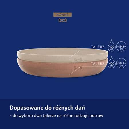 Lovi Talerzyki Dla Niemowląt Granola 2 Szt. 21/530 Granola