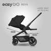 Easy Go Reva Wózek Głęboko-Spacerowy Ebony Black