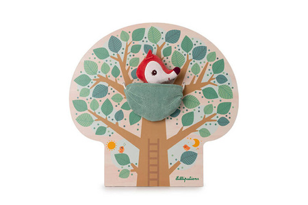 Lilliputiens Drewniana tablica magnetyczna "Mój dzień" Lisiczka Alice 2 lata +