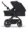 Kinderkraft B-Tour Wózek Głęboko-Spacerowy + Fotelik 0-13 kg Zestaw 3w1 Czarny