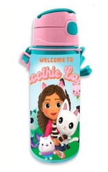 Kids Euroswan Bidon aluminiowy na pasku - 600ml - Koci Domek Gabi