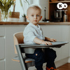 Kinderkraft Livy Krzesełko Do Karmienia + Calmee Bujaczek Różowy Aster Pink