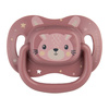 Canpol Babies Cute Animals Silikonowy Smoczek Uspokajający Symetryczny 34/924_pin 0-6msc Różowy