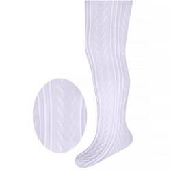 Milusie Rajstopy Dziewczęce Białe 92-98