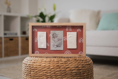 Petit Artichaut Ramka Na Dwa Odciski I Zdjęcie Tęcza