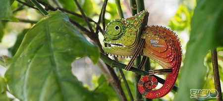 Eugy Eko 3D Układanka Kameleon