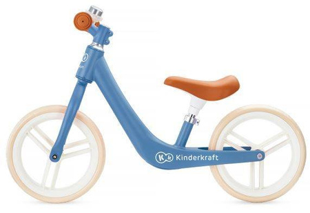 Kinderkraft Fly Plus Rowerek Biegowy Saphire Blue + Kinderkraft Safety Kask