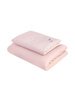 Piapimo SleepSweet Pościel Dziecięca z Wypełnieniem Dwustronna 80 x 100 cm Różowy i Piaskowy