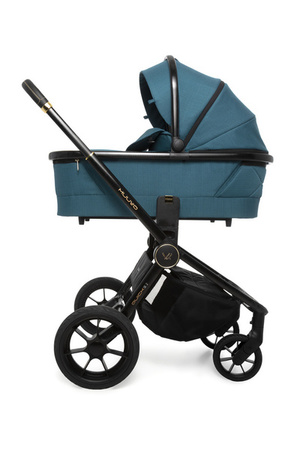 Muuvo Quick SE 2 Wózek Głęboko-Spacerowy Paradise Gold + Cybex Aton B2 i-Size Fotelik Samochodowy 0-13kg + Baza One Volcano Black