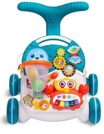 Toyz Caretero Pchacz Stolik Edukacyjny 2w1 Spark Turquoise