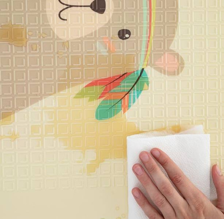 Petite&Mars Dwustronna, Składana Mata do Zabawy Campy Elephant&City