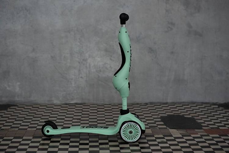 Scootandride Highwaykick 1 Jeździk i Hulajnoga 2w1 1-5 Lat + Scootandride Kask Dla Dzieci S-M Kiwi