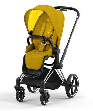 [OUTLET] Cybex Priam 4.0 Mustard Yellow - stelaż Chrome Black