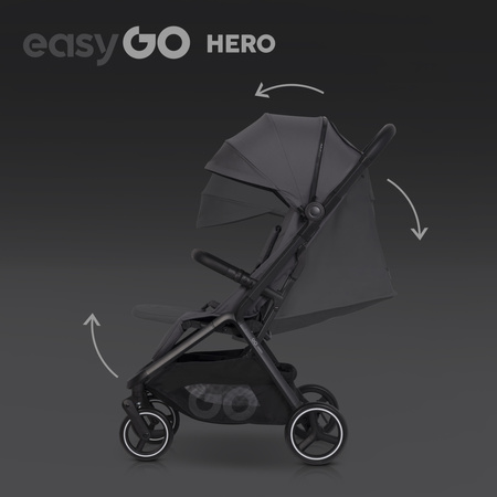 Easy Go Hero Wózek Spacerowy Cloud Gray