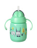 Tommee Tippee Kubek z Obciążoną Słomką Superstar 300ml,6m+ Zielony