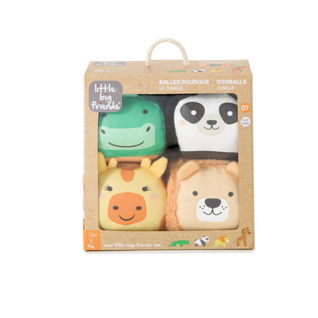 Little Big Friends Zestaw piłeczek Roly Poly - dżungla