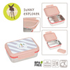 Lassig Lunchbox ze stali nierdzewnej Sunny Explorer rose/pink