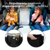 Kinderkraft Junior Fix 2 I-Size Fotelik Samochodowy 15-36kg 100-150cm Graphite Black