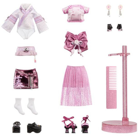 Rainbow High Core Fashion Lalka Modowa z Akcesoriami Lila Tamamoto (Mauve)