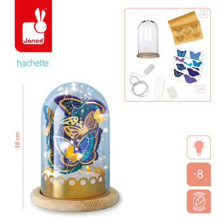 Janod Zestaw kreatywny Lampka Motyle 8+