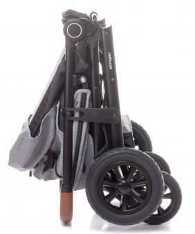 4Baby Stinger Air Wózek Spacerowy Light Grey