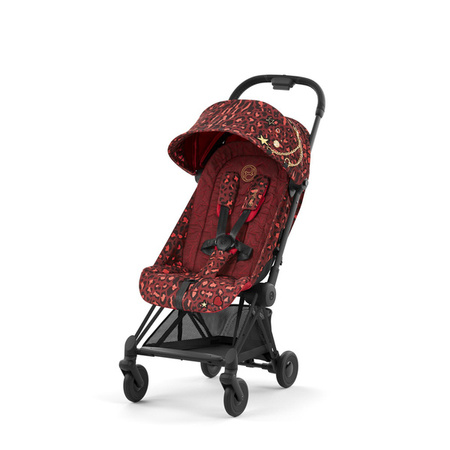 Cybex Coya Wózek Spacerowy Rosenrot Red by Alec Voelkel + Pałąk do Wózka