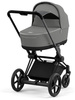 Cybex e-Priam 4.0 Rama ze Stelażem Siedziska + Gondola Wózek Głęboki Soho Grey