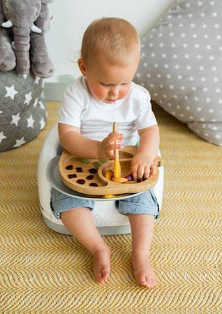 Eco Rascals Miseczka Bambusowa z Przyssawką Słonik Zielony