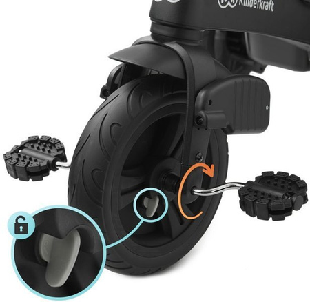 Kinderkraft Twipper Rowerek Trójkołowy  Grey