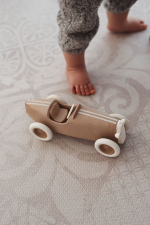 ooh noo Bolid Grand Prix Beżowy Samochód Wyścigowy 