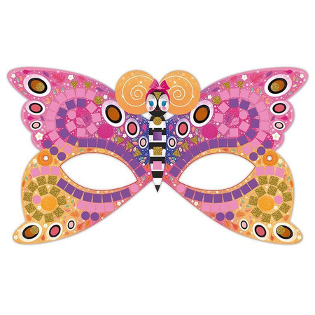 Janod Zestaw kreatywny Mozaika Maski 7+