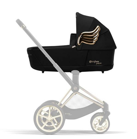 Cybex e-Priam 4.0 Wózek Głęboko-Spacerowy Rama + Tapicerka + Gondola 2w1 Black Wings by Jeremy Scott