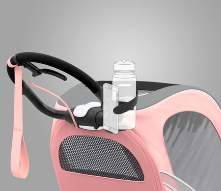 Cybex Zeno Siedzisko Przyczepki Do Biegania Do Roweru Cybex Sports  Silver Pink