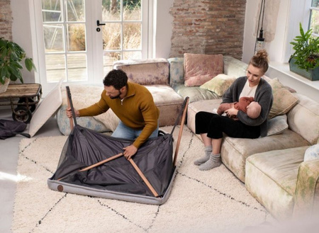 Maxi-Cosi Kompaktowe Łóżeczko Podróżne Iris 2w1  Essential Grey