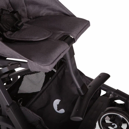 Kidnort Snöpetrel Wózek Spacerowy Szary Melanż